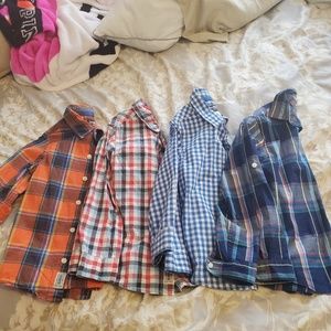 Little boys collard shirts